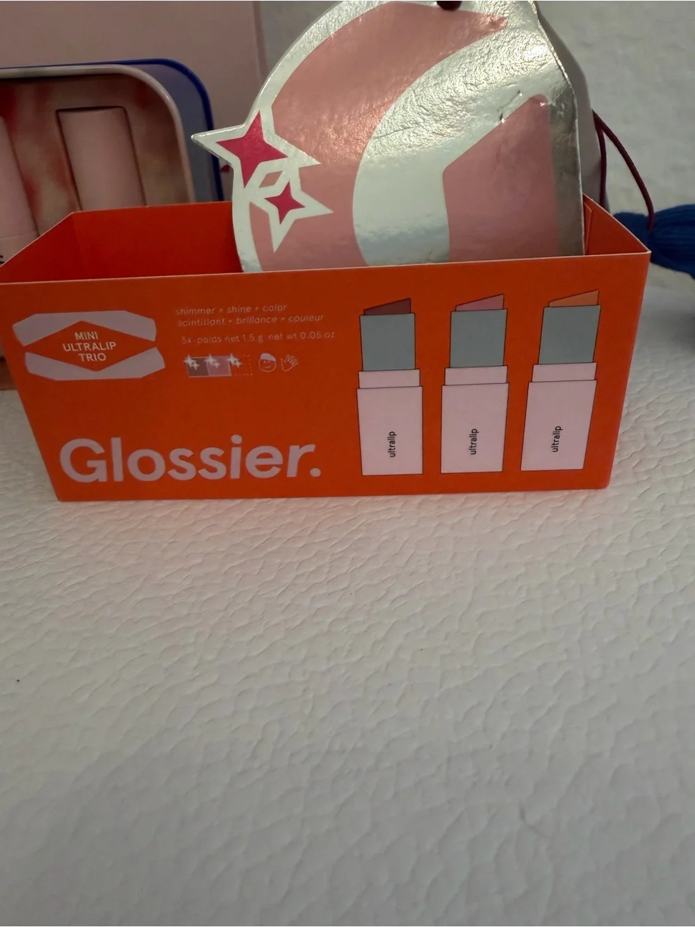 Glossier Mini Ultralip Trio Set Holiday Gift Set, 3-Piece NEW LIMITED EDITION